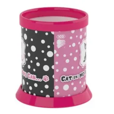 Roza-črno držalo za pisalne potrebščine ICO: Cats-Dots slika 2
