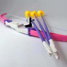 Roza lokostrelski set s puščicami s priseski 54 cm slika 5