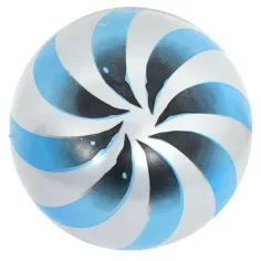 Roza-modra gumijasta žoga premera 23cm slika 3