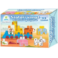 Safari vlak gradbeni set