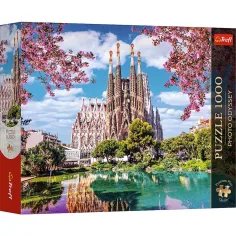 Sagrada Familia Barcelona 1000-delni premium puzzle - Trefl