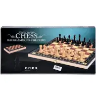 Šah Igralni komplet 3-v-1 iz lesa 39,5cm