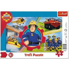 Sam gasilec: Samov dan 15-delni okvirni puzzle - Trefl slika 1