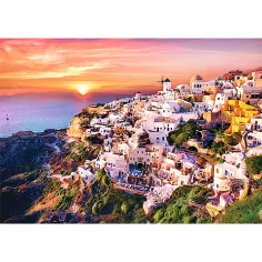 Santorini sončni zahod 1000 delni puzzle - Trefl slika 2