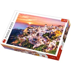 Santorini sončni zahod 1000 delni puzzle - Trefl