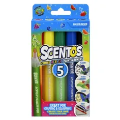 Scentos Dišeči akrilni flomaster v neonski barvi 5kos