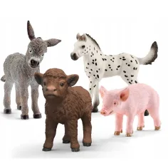 Schleich: Farm World Farm dojenčki figura – 4-delni set (42740) slika 2