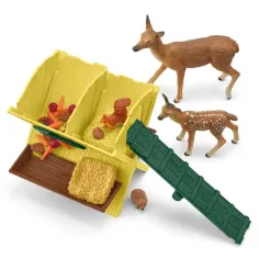 Schleich: Farm World - Igrača set za hranjenje gozdnih živali (42658) slika 4