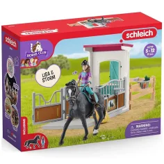 Schleich: Horse Club - Lisa in Storm jahaška škatla igrača