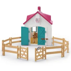 Schleich: Horse Club - Raztegljiva hlev za konje s kompleti za igro (42703) slika 4