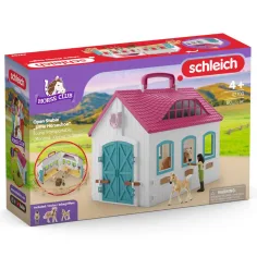 Schleich: Horse Club - Raztegljiva hlev za konje s kompleti za igro (42703) slika 1