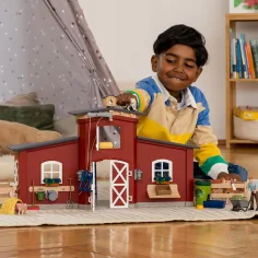 Schleich: Kmetijska svet - Igrača set z hlevom in živalmi (42606) slika 4