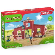 Schleich: Kmetijska svet - Igrača set z hlevom in živalmi (42606) slika 1