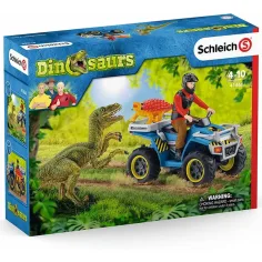 Schleich: Pobeg s kvadrom pred Velociraptorjem set (41466) slika 1