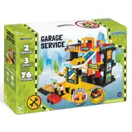 Servisna garaža na treh nivojih z avtomobili in dodatki - Wader