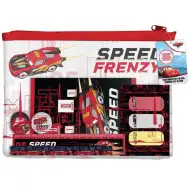 Set pisalnih potrebščin v PVC torbici Avtomobili