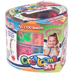 Set za izdelavo gumijastih zapestnic v škatli v obliki srca