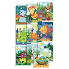 Set za izdelavo slik z nalepkami - Živali slika 2
