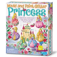 Svetleča princesa gipsasti magnet za hladilnik ustvarjalna igrača slika 1