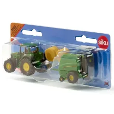 SIKU traktor John Deere s krožnim balirnikom 1/72 slika 3