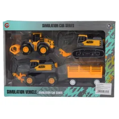 Simulation Vehicle: Set delovnih strojev z blatnimi kolesi v več različicah, 3-delni paket slika 3