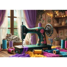Šivalna soba 1000-delni puzzle - Trefl slika 2
