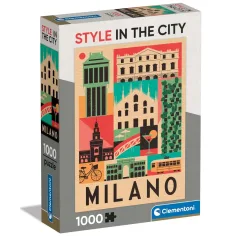 Slog v mestu Milano 1000-delni puzzle - Clementoni