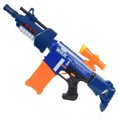 Soft Bullet Gun: Elektronsko orožje za spužvaste naboje z nabojnikom in naboji dve različici 60 cm slika 6
