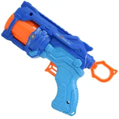 Soft Bullet: Reflex 4 orožje za spužvaste naboje z ročno vrtljivim magazinom in tarčo 22 cm slika 5