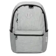 Šolska torba, nahrbtnik Spirit: Spot srebrno sive barve 41 x 29 x 19 cm