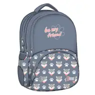 Šolska torba, nahrbtnik St.Right Be My Friends motiv kužka 17"