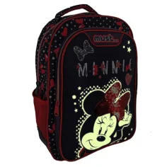 Šolska torba, nahrbtnik temno modro-rdeče barve Must: Mini miška 32x18x43cm slika 2