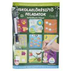 Naloge za pripravo šole z obrisljivo flomasterjem - D-Toys