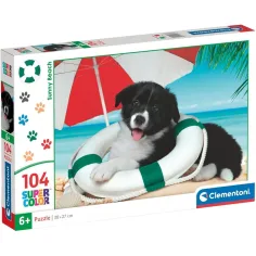 Sončni kuža 104-delni Super Color puzzle - Clementoni