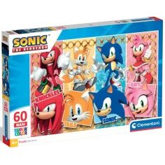 Sonic in prijatelji 60-delni maxi supercolor puzzle - Clementoni