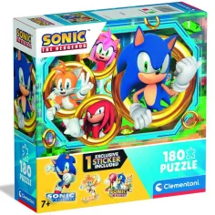 Sonic, ježek 180 delni puzzle - Clementoni