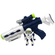 Space Weapon: Projektorska vesoljska pištola s figurico robota, svetlobnimi in zvočnimi učinki 49cm slika 3