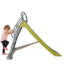 Speed tobogan z varnostnim ograjo v limonasti barvi 170cm slika 1