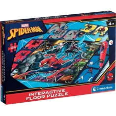 Spider-Man interaktivni 24-delni talni puzzle - Clementoni