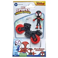 Spider-Man Póki in čudoviti prijatelji: Miles Morales in njegov motocikel igrača - Hasbro slika 1