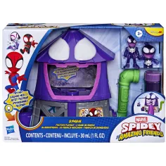 Spidey in njegovi čudoviti prijatelji: Symbie Factory komplet za izdelavo milnih mehurčkov z 2 figuricama – Hasbro