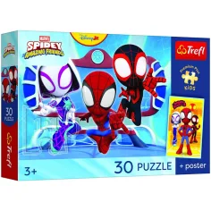 Spidey in prijatelji v akciji 30-delni premium puzzle - Trefl slika 1