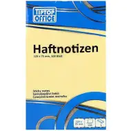 Spirit: 100-listni blok rumenih samolepilnih listkov, 125x75mm