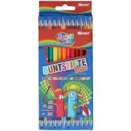 Spirit: 12-delni komplet trikotnih barvnih svinčnikov z dvema konicama