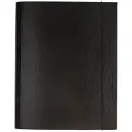 Spirit: Črna kartonska mapa z gumo A4 debeline 30mm