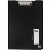 Spirit: Črna podloga za pisanje s sponko A4 s pokrovom