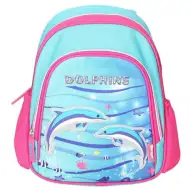 Spirit: Delfini Zaobljena šolska torba, nahrbtnik 24x13x31cm