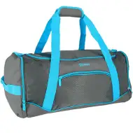 Spirit: Gym Športna torba neon modro-sive barve 20x51x23cm