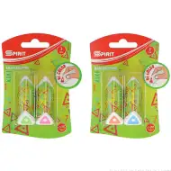 Spirit: Kiki Trikotna radirka v več različnih barvah 2-delni komplet