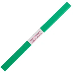 Spirit: Krep papir zelene barve 200x50cm